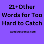 21+Other Words for Too Hard to Catch