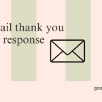 Email thank you response