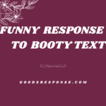 funny response to booty text