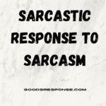 Sarcastic Response To Sarcasm